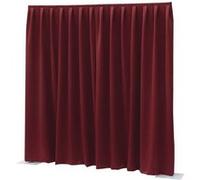 Showtec P&D Curtain Dimout 300x300 Pipe & Drape rideau plissé rouge