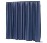 Showtec P&D Curtain Dimout 300x400 Pipe & Drape rideau plissé bleu