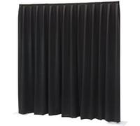 Showtec P&D Curtain Dimout 300x400 Pipe & Drape rideau plissé noir Noir