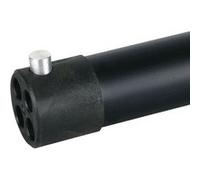 Showtec Pipe & Drape montant fixe 120 cm, noir Noir