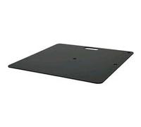 Showtec Pipe & Drape plaque de base 350x300mm noir Noir