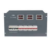 Showtec PSA-125A4C distributeur de courant triphasé 125A 4xMCB
