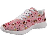Showudesigns Chaussures de course respirantes à lacets pour homme et femme - - Impression infirmière 3, 38 EU