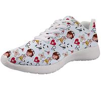 Showudesigns Chaussures de course respirantes à lacets pour homme et femme - - Impression infirmière 5., 38 EU