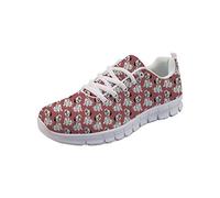 Showudesigns Chaussures de sport pour femmes - Baskets de mode - Chaussures de course pour filles - Design animal, Dalmatiens., 39 EU