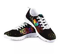 Showudesigns Chaussures d'infirmière pour Femmes Chaussures de Sport légères Chaussures d'athlétisme de Remise en Forme pour Femmes de Sport pour Femmes Baskets EU 39