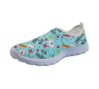 Showudesigns Infirmier Baskets et Chaussures de Sport Marche Jogging Chaussures Femmes Hommes Mode Sport Randonnée Baskets Chaussures de Sport à Enfiler pour Femme