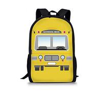 Showudesigns, Sac à Dos Enfant Jaune School Bus 1 One_Size