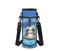 Showudesigns Sac de transport pour bouteille d'eau pour enfants garçons pour la marche et la randonnée, Paresseux mignon., M