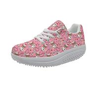 Showudesigns Travail infirmière Mode Compensées Basket Femmes Minceur Chaussures Sneaker