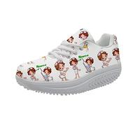 Showudesigns Travail infirmière Mode Compensées Basket Femmes Minceur Chaussures Sneaker
