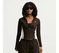 Shox Full-Zip Long Sleeve Top brun L