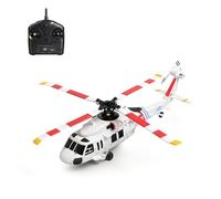 SHOYDID WL K270 UH-60L Hélicoptère RC pour adultes, 4CH 170 classe 4 rotor Flybarless réaliste avec réglage de l'altitude barométrique gauche/droite de l'accélérateur (version flux optique)