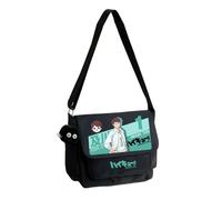 Shoyo Hinata Sac à bandoulière Tobio Kageyama Sac à bandoulière en nylon Grande capacité Sac à dos Anime Impression 3D Personnage Cartable Casual, Type 17, 28x11x38cm