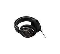 Philips Casque audio filaire SHP9600/00 – Confort et design haut de gamme, câble 3 m – Noir/Or