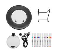 SHPKLO Visualiseur de Musique à ferrofluide Dansant, visualiseur de Son à Fluide magnétique avec 12 stylos colorés, décoration de Bureau Haute Puissance de 14,8 Wh pour Les Amateurs de