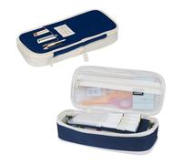 Shpucise Grande trousse à crayons esthétique spéciale pour filles et garçons, trousse à crayons extensible avec compartiments pour enfants, résistante à l'usure, organiseur de papeterie pour l'école