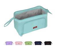 Shpucise Grande trousse à crayons pour filles, grande capacité pour femmes, trousse à crayons portable, organisateur de papeterie, trousse de maquillage, trousse à stylos pour adolescents, filles
