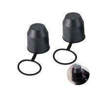 SHPUJUN 2 Pièces Cache Boule Attelage Voiture,Protection Boule Attelage,Boule Attelage pour Universel Remorque Voiture,Protection Boule Attelage Voiture,Cache Boule Attelage Voiture pour Boule