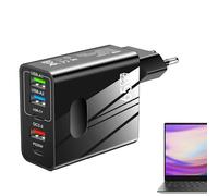 shpuuyy Bloc de Chargeur USB de Type C - Bloc de Chargeur de Voyage 65 W, Charge Rapide avec Plusieurs Ports | Travel Essentials, Adaptateur pour téléphones Portables, tablettes, appareils