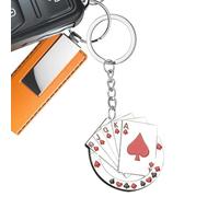 shpuuyy Des porte-clés cool, un pendentif sac | Pendentif porteurs de poker,Décoration de sac à main esthétique, accessoires pratiques élégants pour les hommes féminins garçons filles étudiants