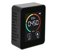 shpuuyy Enregistreur de données CO2 - Détecteur de dioxyde de carbone de pollution atmosphérique, moniteur de qualité de l'air | Analyseur de température et d'humidité CO2 pour la maison, l'intérieur