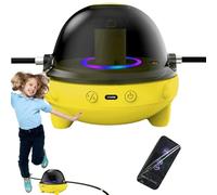 shpuuyy Machine à sauter à corde à sauter intelligente sans fil avec télécommande, 10 vitesses réglables pour la gym, l'entraînement, le yoga, le fitness
