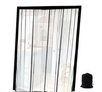 shpuuyy Moustiquaire Magnétique Pour Porte De Camping-Car,Filet 150x110 Cm À Aimants | Moustiquaire Pour Porte Coulissante Camping-Car - Pour Intimité Totale Fourgon SUV Camion Caravane