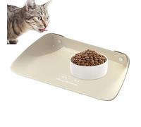 shpuuyy Tapis de Nourriture pour Chien - Set de Table Anti-dérapant pour Chiots | Lisse Anti-Adhésive pour Bols - Usage Intérieur et Extérieur pour Animaux Domestiques