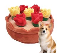 shpuuyy Tapis de Recherche de Nourriture pour Chiens, Tapis reniflant pour Chiens | Coussin renifleur pour Chiots,Tapis reniflant pour Chiots avec 6 Fleurs grinçantes pour Grands Chiens, stimule