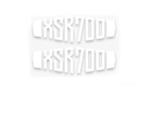 SHQXD Autocollant Autocollant De Protection pour Coussinets De Carrosserie, Accessoires De Moto pour Y-AMAHA XSR 700 XSR700 2016-2024 2023 2022 2021 2020 2019 2018 2017(White)