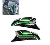 SHQXD Autocollant Autocollant De Protection pour Moto pour Kawasaki pour Versys 1000, Protection De Réservoir Décorative, Accessoires(Green)