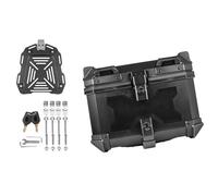 SHQXD Étui latéral Coffre De Rangement Arrière en Aluminium pour Moto, Boîte À Outils, Accessoires pour Y-AMAHA Tracer 900GT XT1200 XMAX300 XMAX530 pour VOGE 650DSX 900DS 900DSX(BlackX)