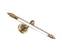SHREALMS Lampe de vanité LED Vintage en Bronze, luminaires de Salle de Bain au-Dessus du Miroir | Appliques murales rétro pour Couloir de galerie | d'art éclairage (Lumière Chaude,20.07"-51cm)