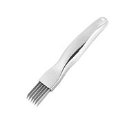 Shred Silk The Knife, 2024 Upgrade Couteau à Déchiqueter les Oignons, Couteau à Oignon Vert Haché en Acier Inoxydable Multifonctions, Decoupe Legume Coupe Legume pour Oignons Tomates Carotte Concombre