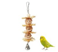 Shredding Toys Birds - Mâche lumineuse pour perroquet - Jouet d'alimentation - Pièces colorées - Crochet de suspension sûr - Jouet attrayant pour cockatiel Shotet Conure - Différents