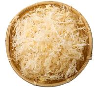 Shreds Tremella séchés, champignon blanc de qualité supérieure 250g, nouvelle récolte, shreds uniformes, propres et sans impuretés, adaptés aux plats froids et à la soupe Tremella