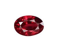 Shree Jewelrs - Pierre précieuse de forme ovale - Rubis de 11,25 carats - Pierre précieuse naturelle non chauffée et non traitée - Cadeau pour homme et femme - Unisexe + A4, 11.25, Gemme, Rubis