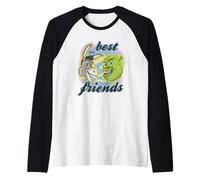 Shrek and Donkey Best Friends Airbrush Style Manche Raglan