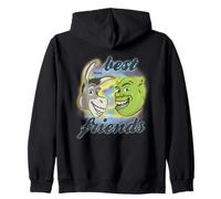 Shrek and Donkey Best Friends Airbrush Style Sweat à Capuche