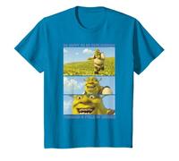Shrek As Happy As An Ogre Running Through A Field Of Daisies T-Shirt