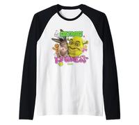 Shrek Cultivate Kindness Donkey & Shrek Manche Raglan