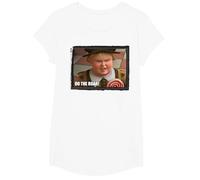 Shrek Do The Roar Meme Framed Poster T-Shirt, Fille, Blanc, M