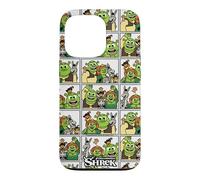 Shrek Emoji Character Panel All Over Print Coque pour iPhone 13 Pro