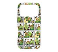 Shrek Emoji Character Panel All Over Print Coque pour iPhone 17 Pro