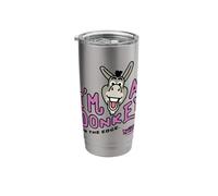 Shrek Emoji Donkey On The Edge Gobelet isotherme en acier inoxydable double paroi