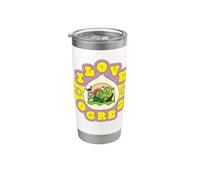 Shrek Emoji I Love Ogres Gobelet isotherme en acier inoxydable double paroi