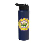 Shrek Emoji I Love Ogres Stainless Steel Insulated Water Bottle