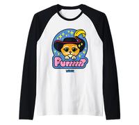 Shrek Emoji Style Puss in Boots Purr Manche Raglan
