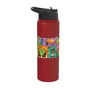 Shrek Emoji Swamp Squad All Over Print Stainless Steel Insulated Water Bottle